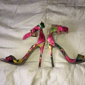 Colorful Strappy Heels